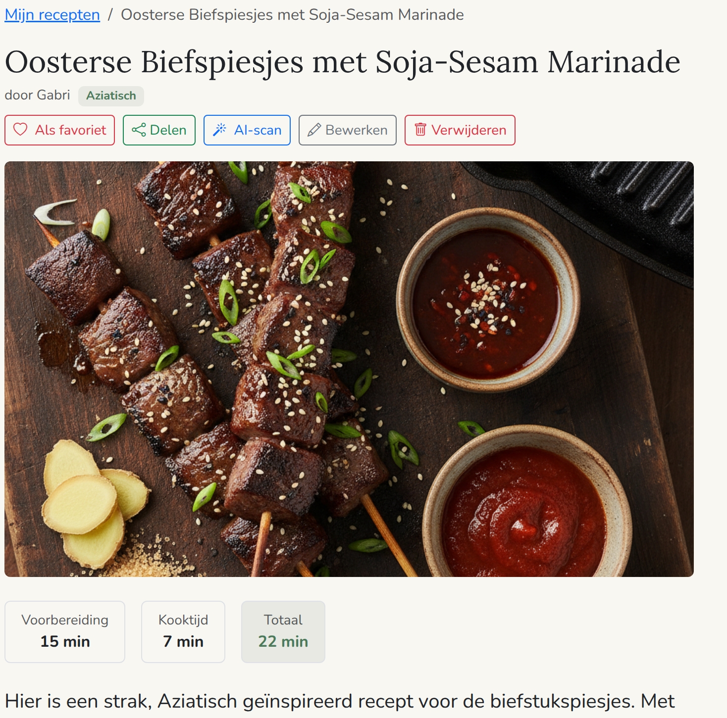 Recept detail